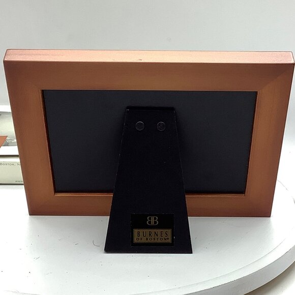 Vtg Burnes Of Boston 4x6 Photo "Peace" Wood Picture Frame With Dove Icon NEW NOS - Picture 9 of 10